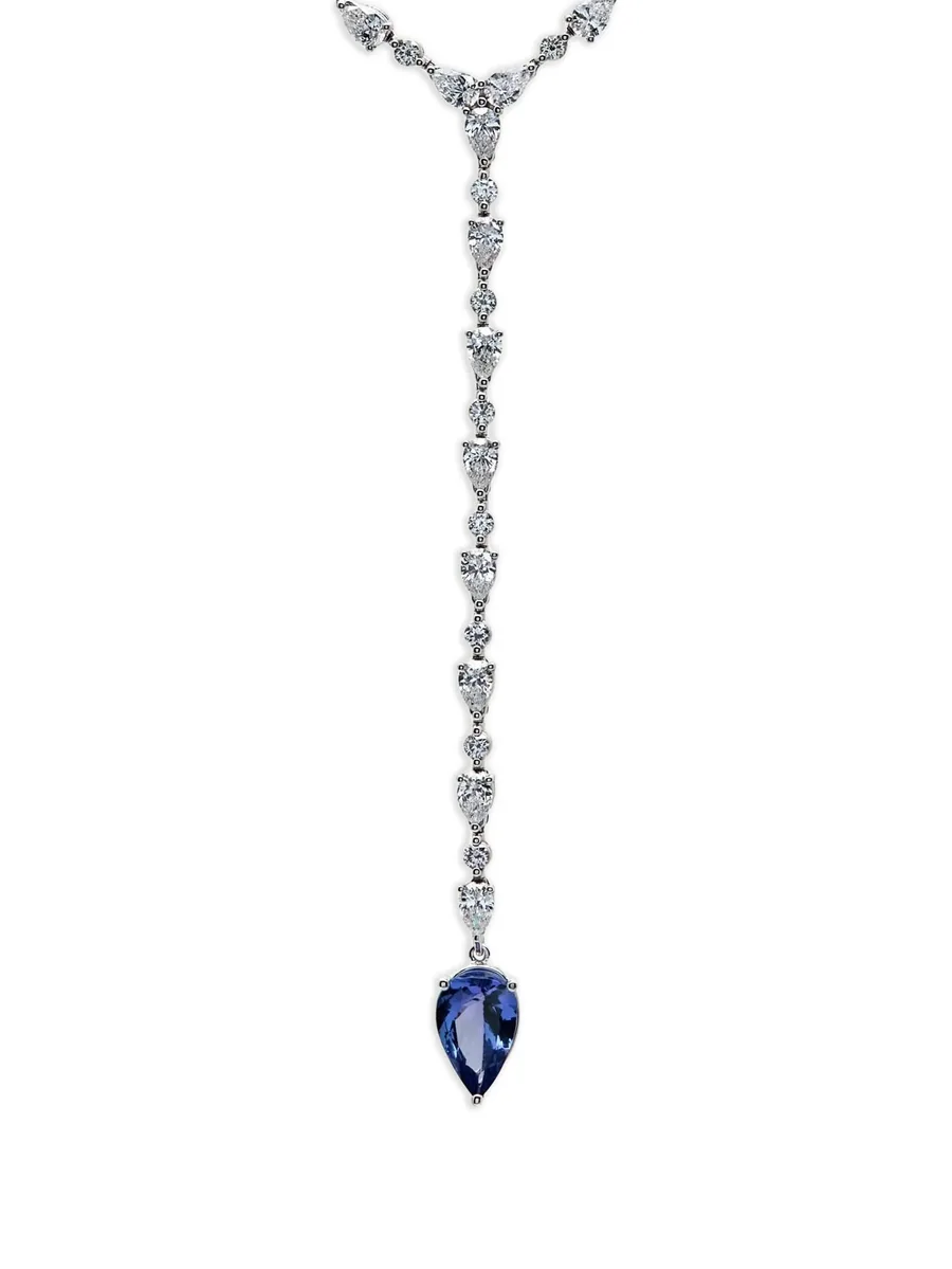 interchangeable multi-stone lariat necklace 7
