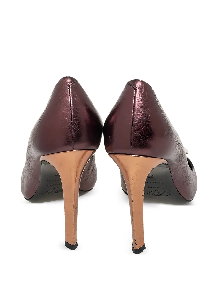 pre-owned 100mm Ecusson pumps 6