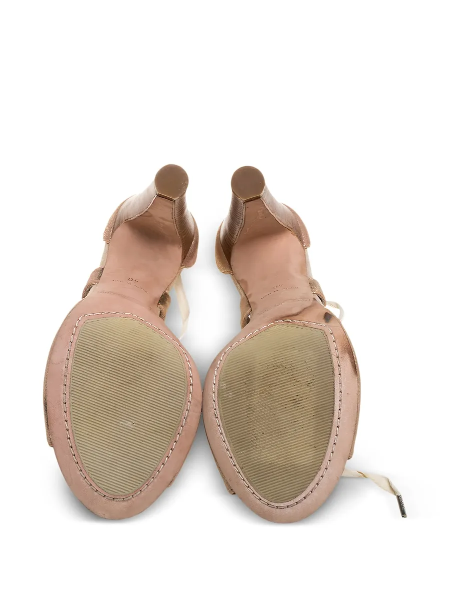 110mm leather sandals 10