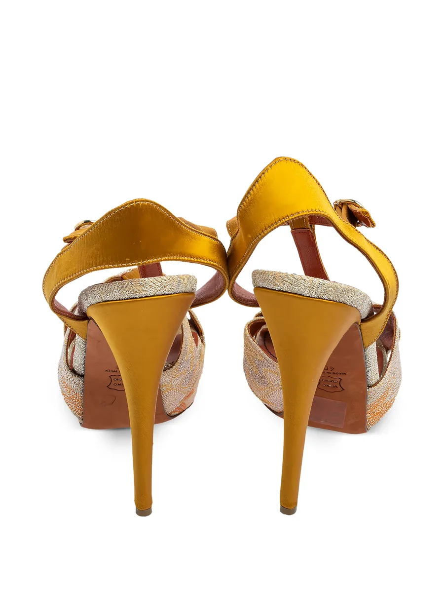 leather heeled sandals 8