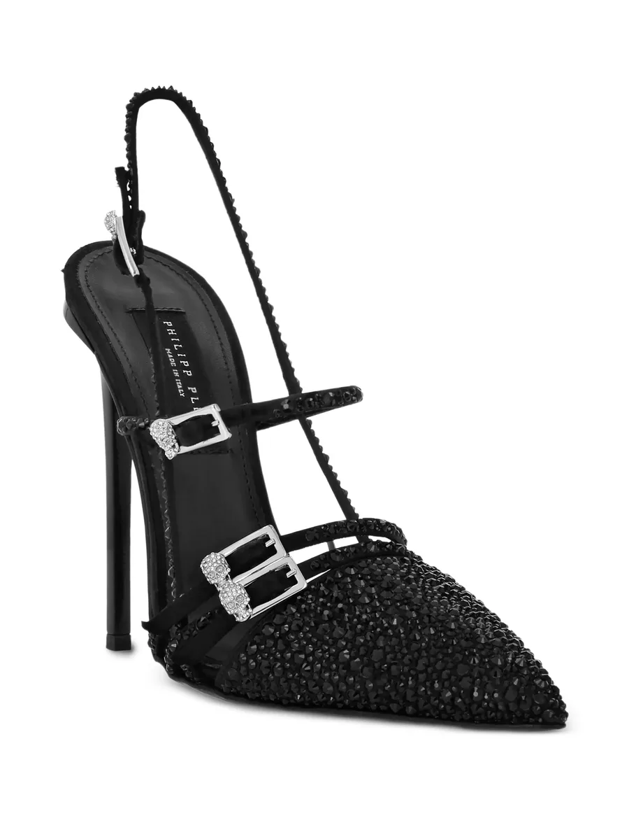 multi-strap high-heel slingback pumps 12 mix strass 3