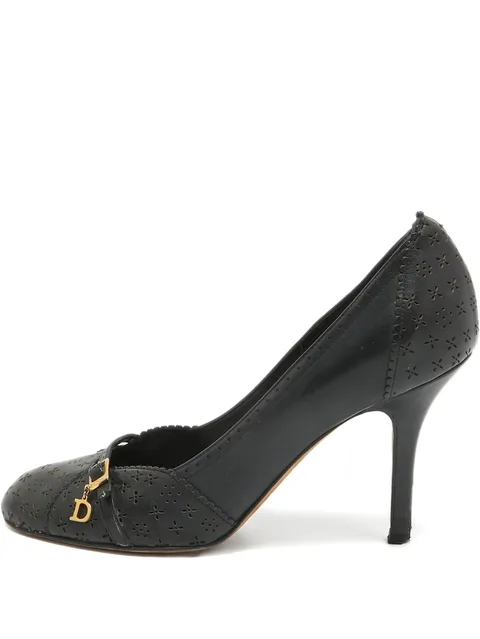 90mm Dior cut-out leather pumps