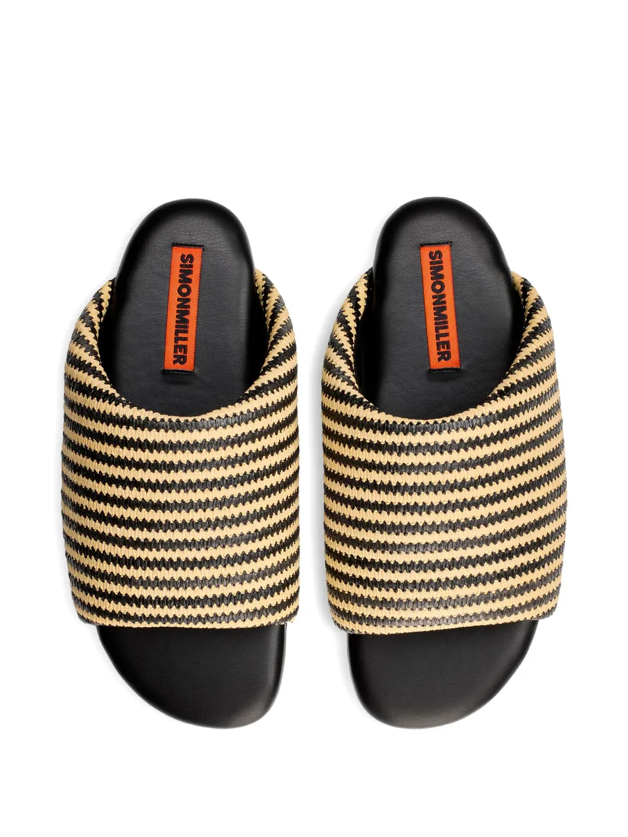 stripe bubble sandals 3