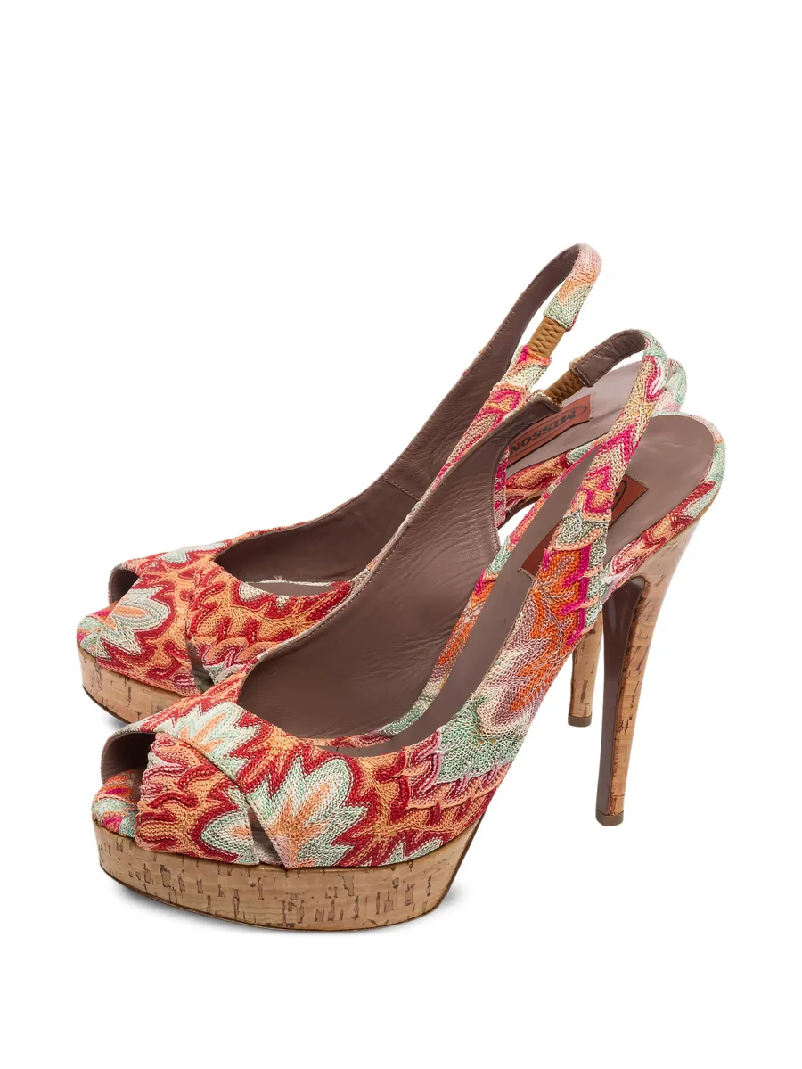 135mm platform slingback sandals 3