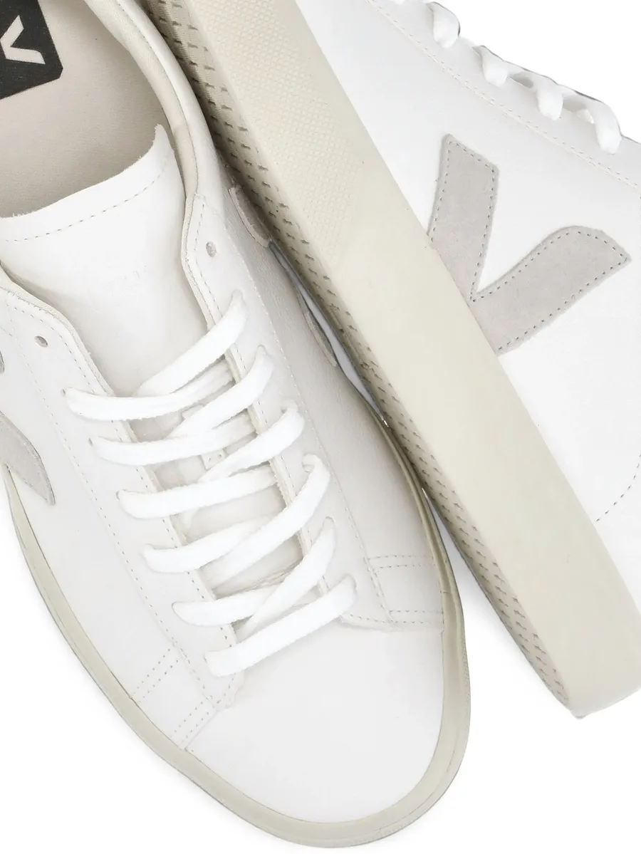 Campo leather white natural sneakers 4