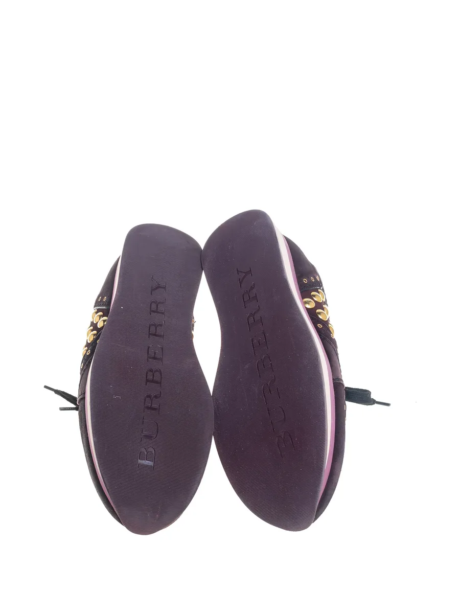 stud-embellished suede sneakers 7