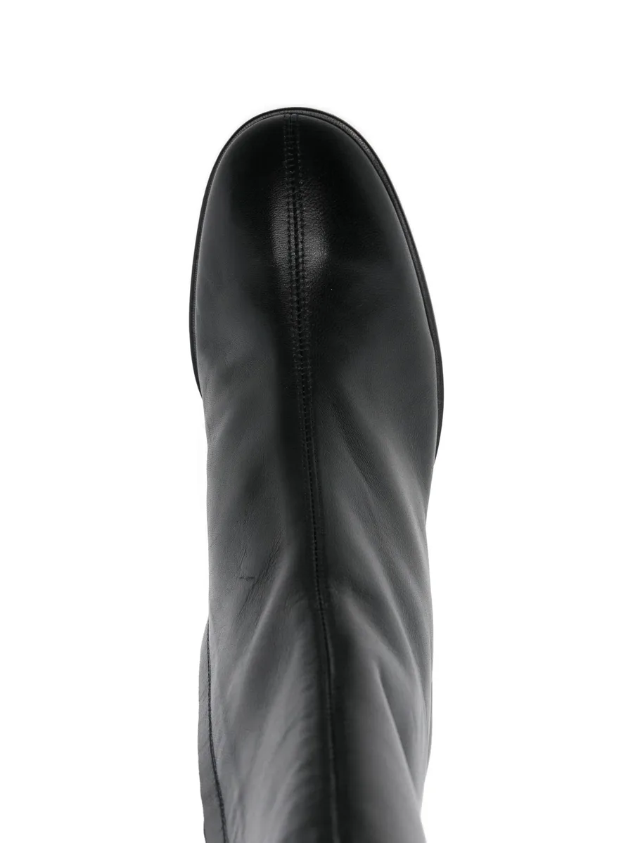 65mm leather ankle boots 8