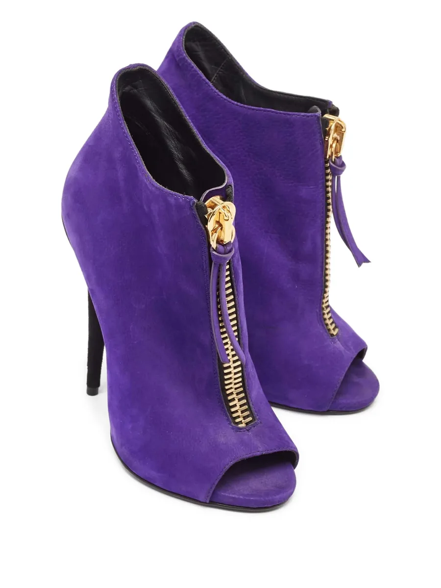 130mm leather ankle boots 5