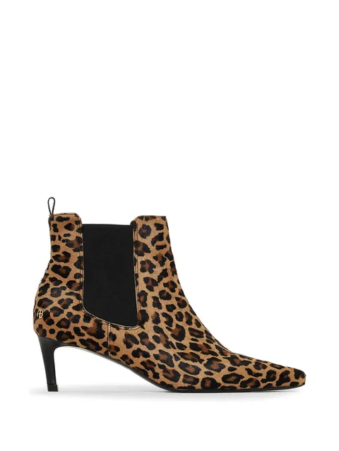 Stevie leopard-print boots