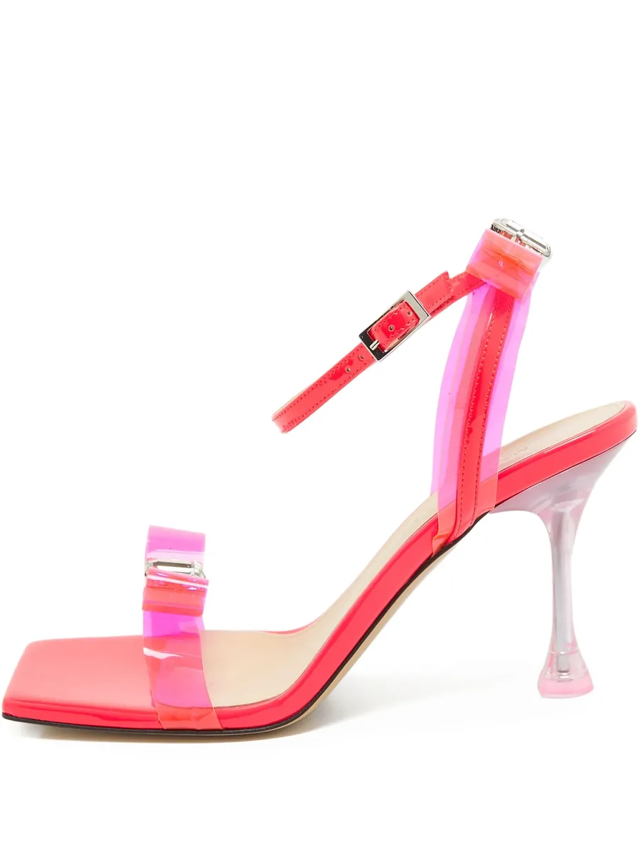pre-owned 95mm bow-detailed sandals 1