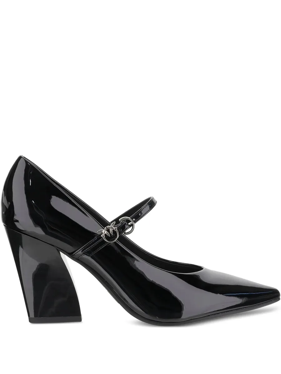 80mm pointed-toe buckle pumps 1