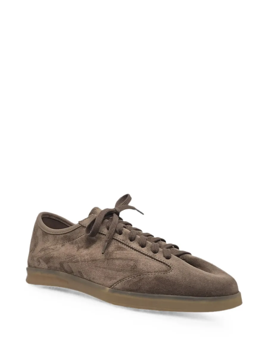 suede lace-up sneakers 3