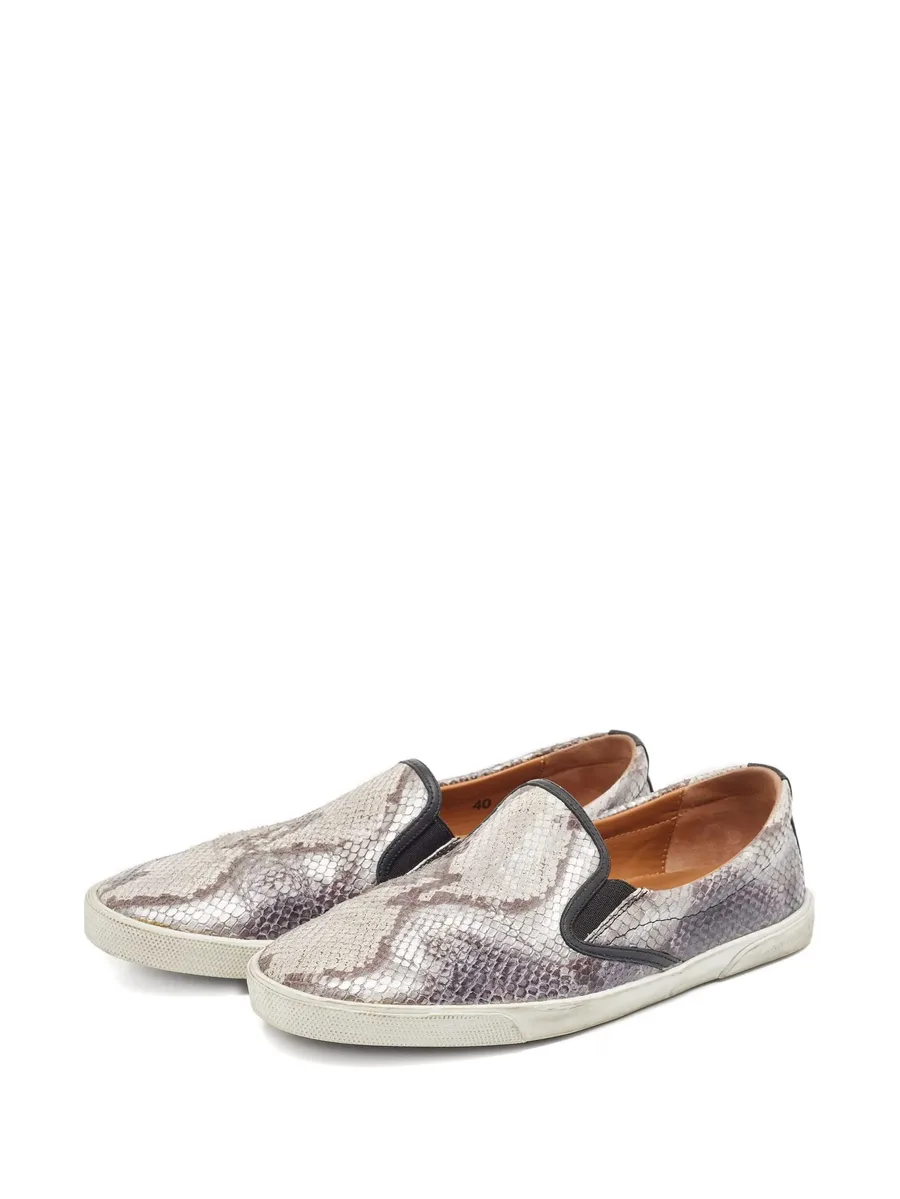 snakeskin-effect sneakers 4