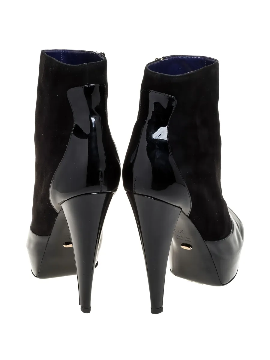 Pre-owned 135mm suede boots 3