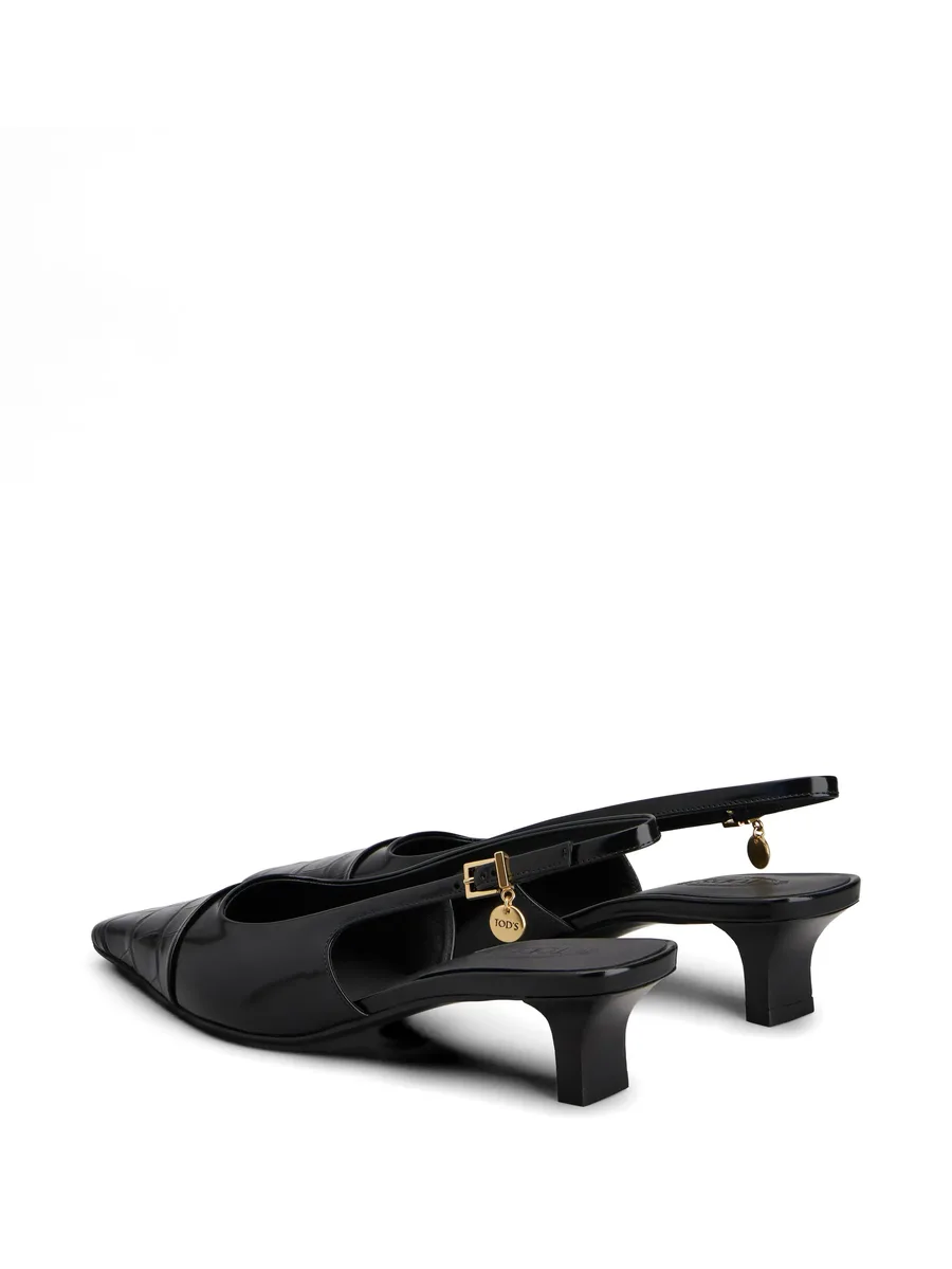 buckle-charm pumps 6