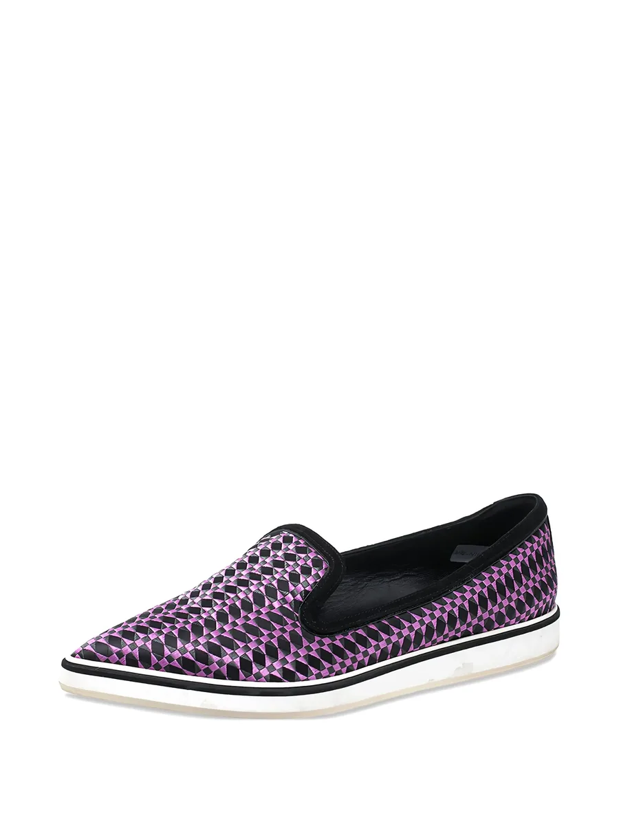 pre-owned Alona woven loafers 3