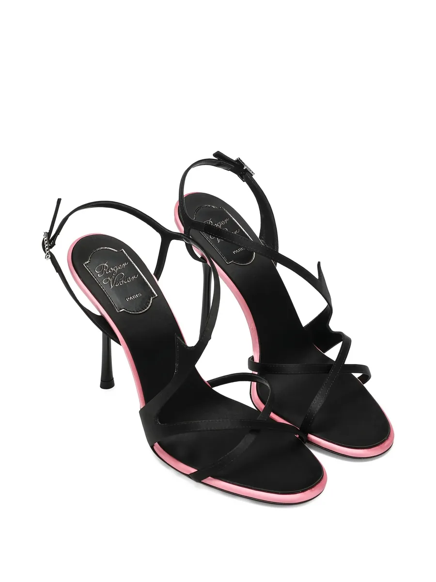 100mm Epine strap heeled sandals 3