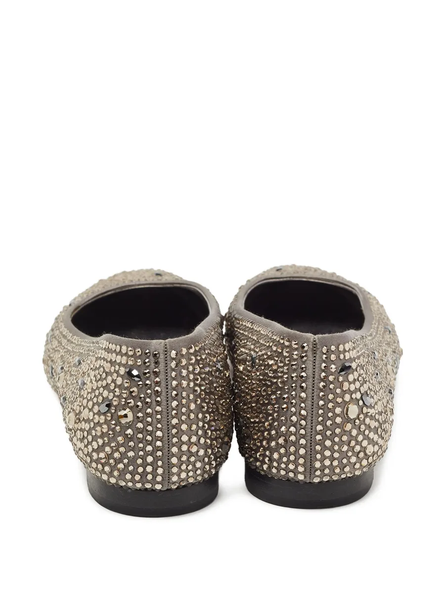 crystal-embellishment ballet flats 5