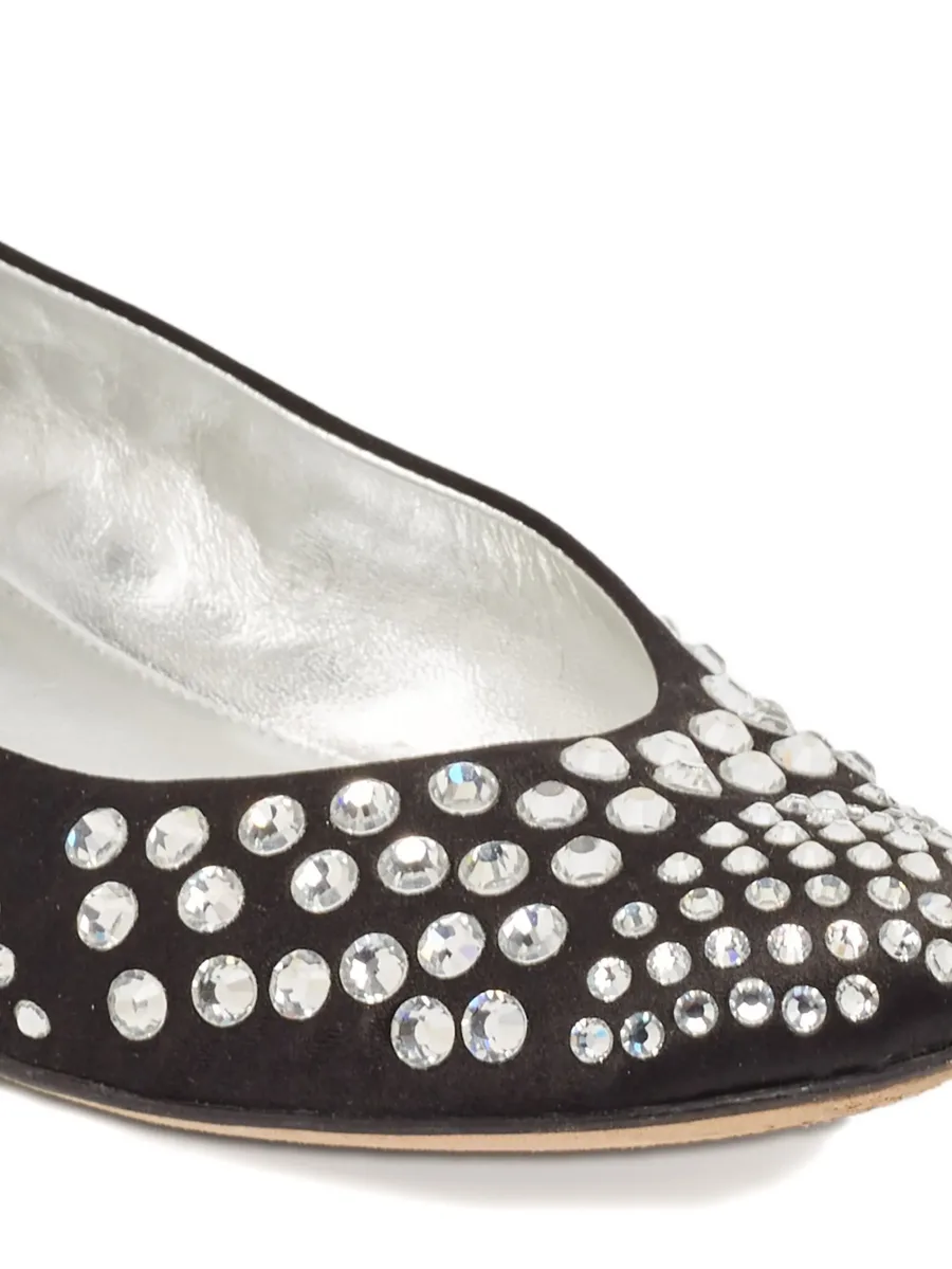 Pre-owned crystal-embellishment ballet flats 10