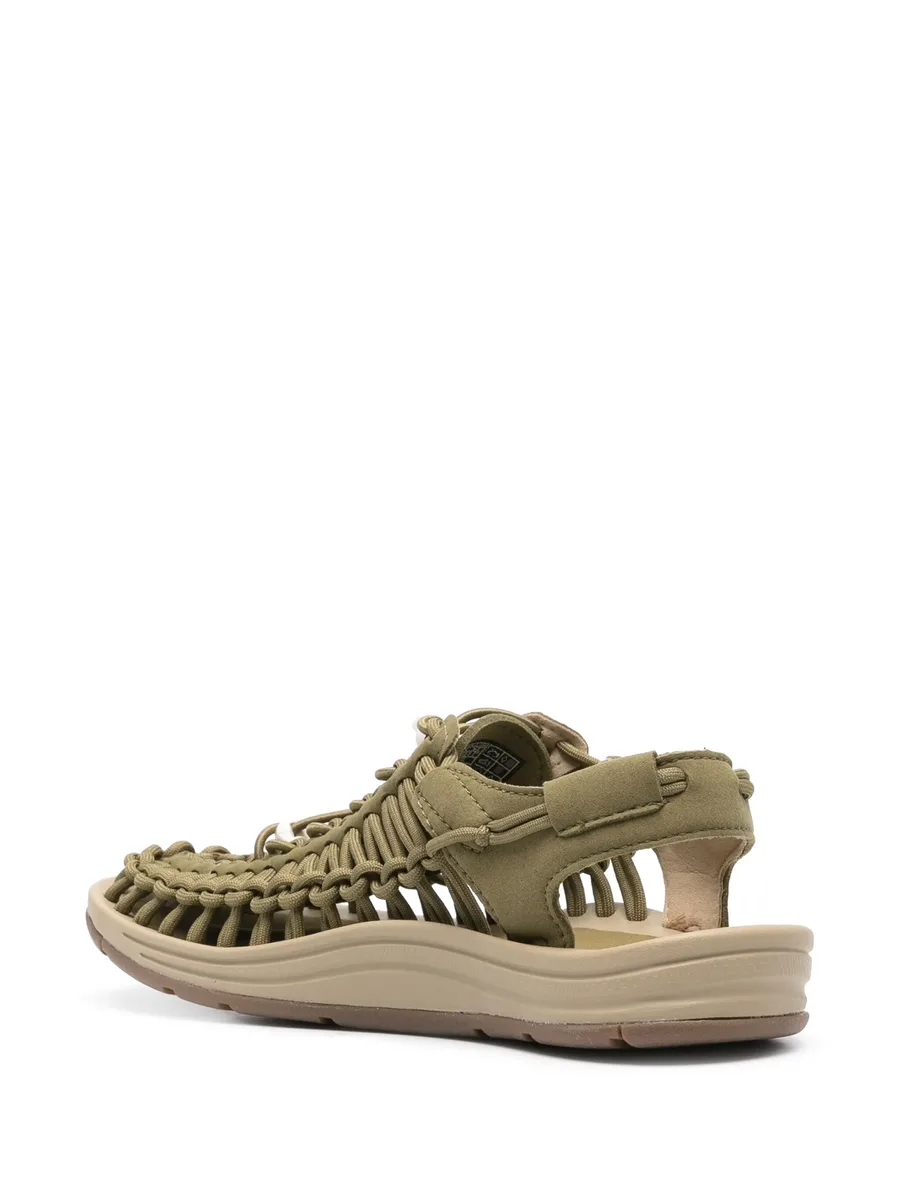 Uneek debossed logo sandals 5