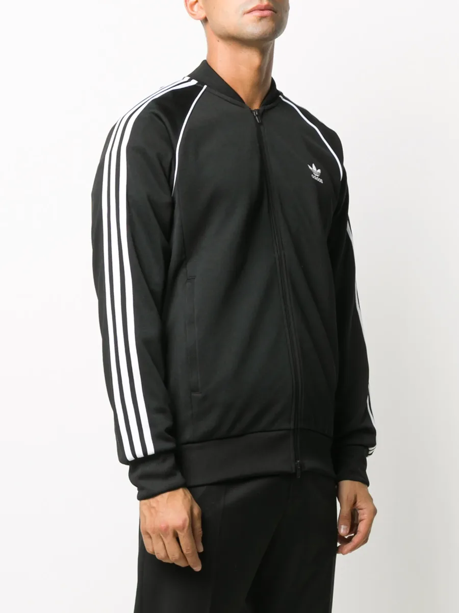 stripe trim track jacket 5