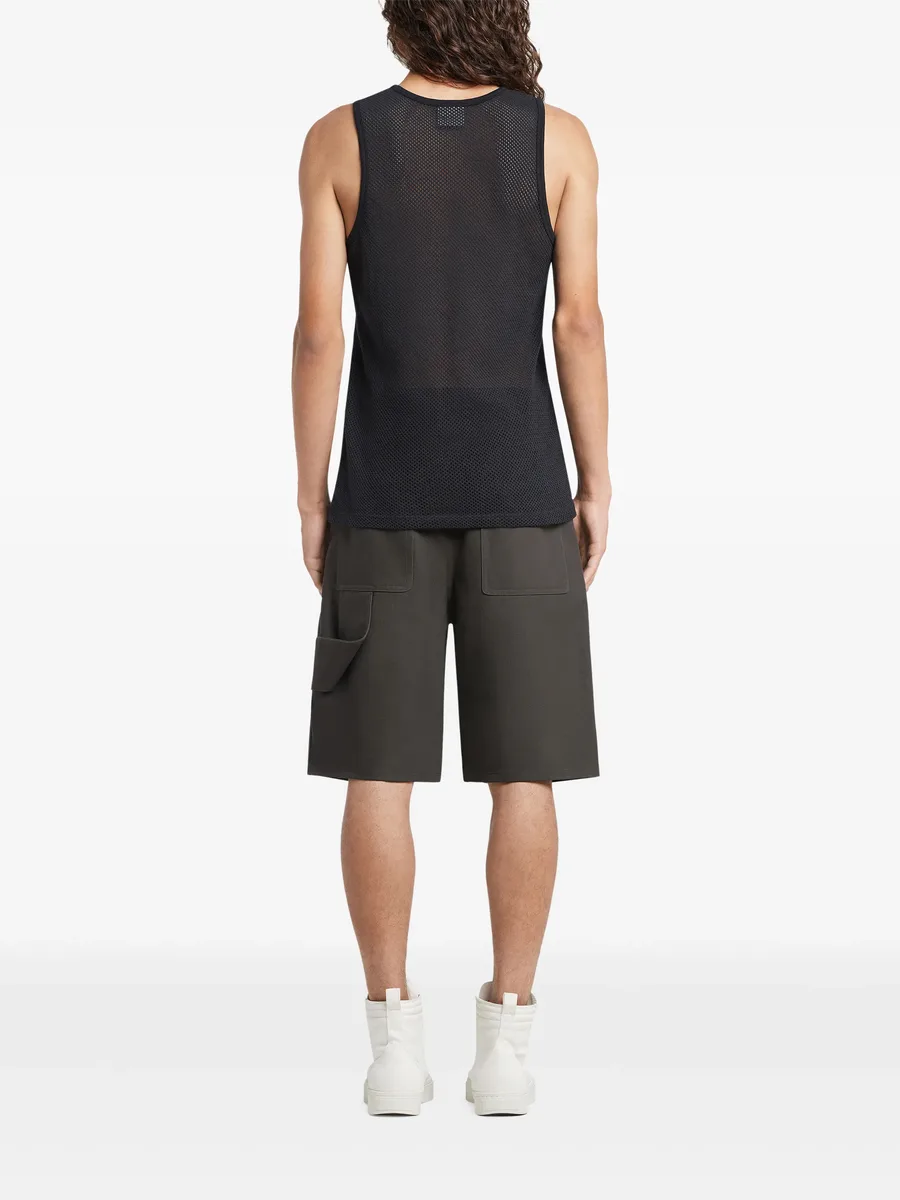 logo mesh vest 6