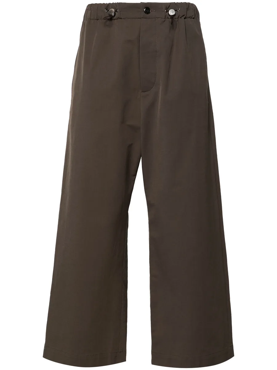 drawstring straight-leg trousers 2