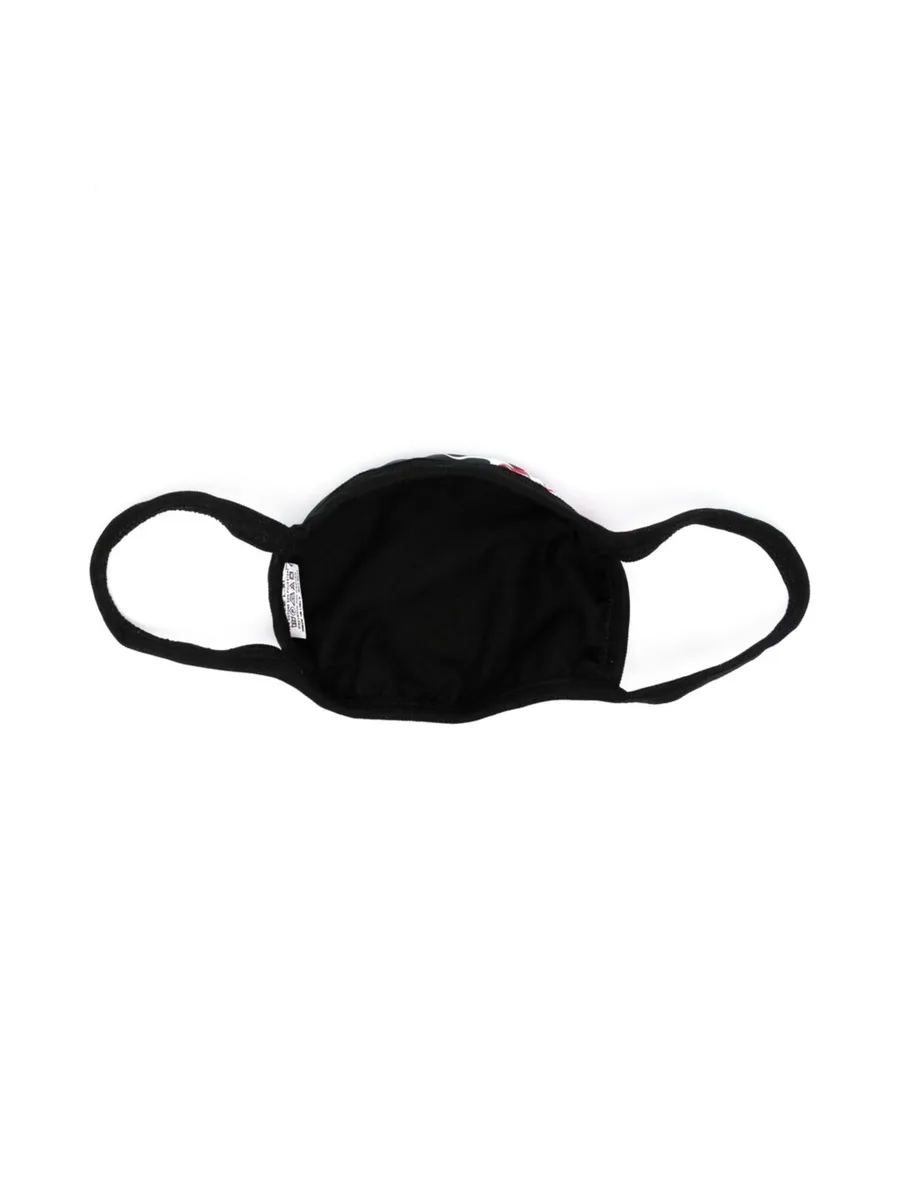flame-print face mask 3