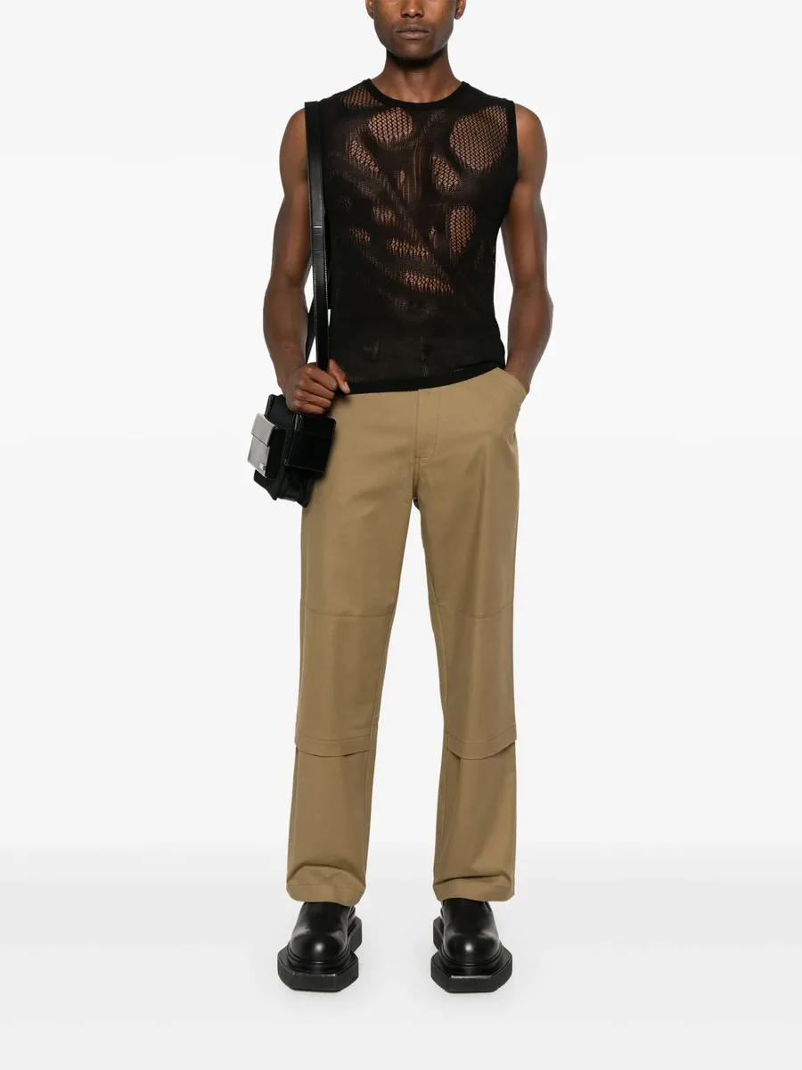 Replicated twill trousers 3