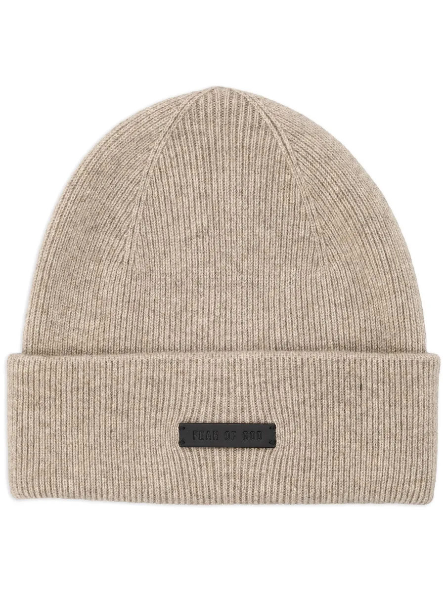 logo-patch beanie 1