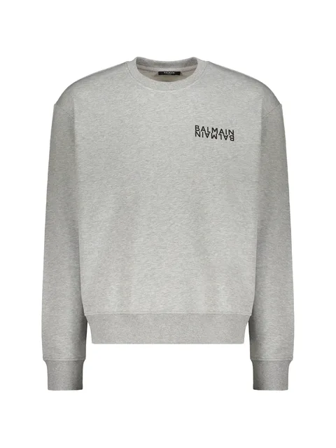 cotton logo sweatshirt