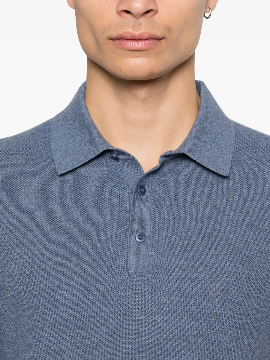 piqué-knit polo shirt 10
