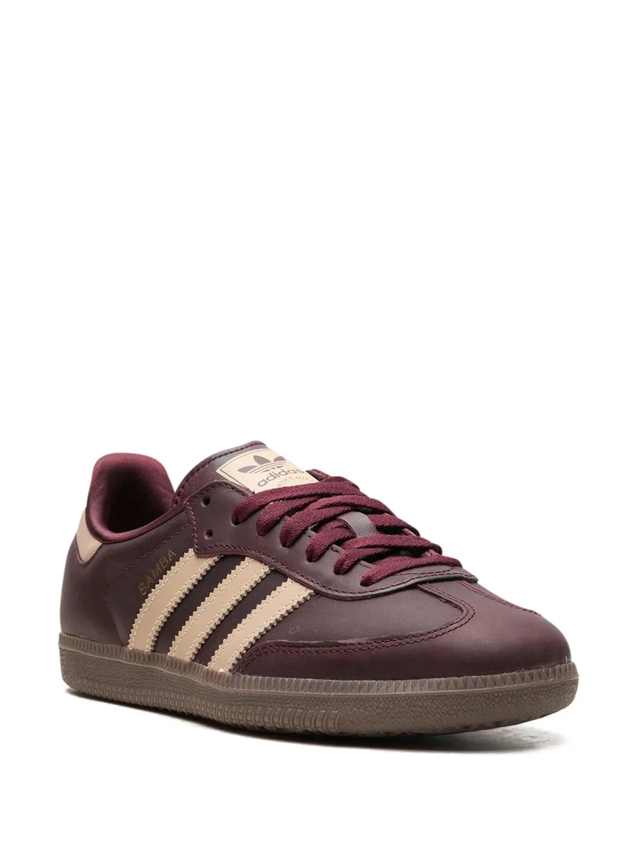 кроссовки Samba OG Maroon/Crystal Sand/Gold Metallic 3