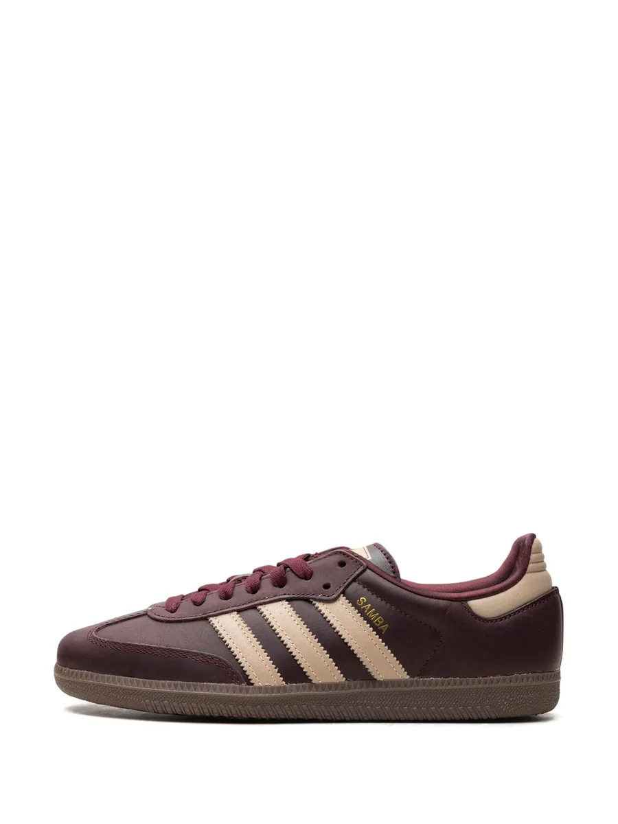 кроссовки Samba OG Maroon/Crystal Sand/Gold Metallic 9