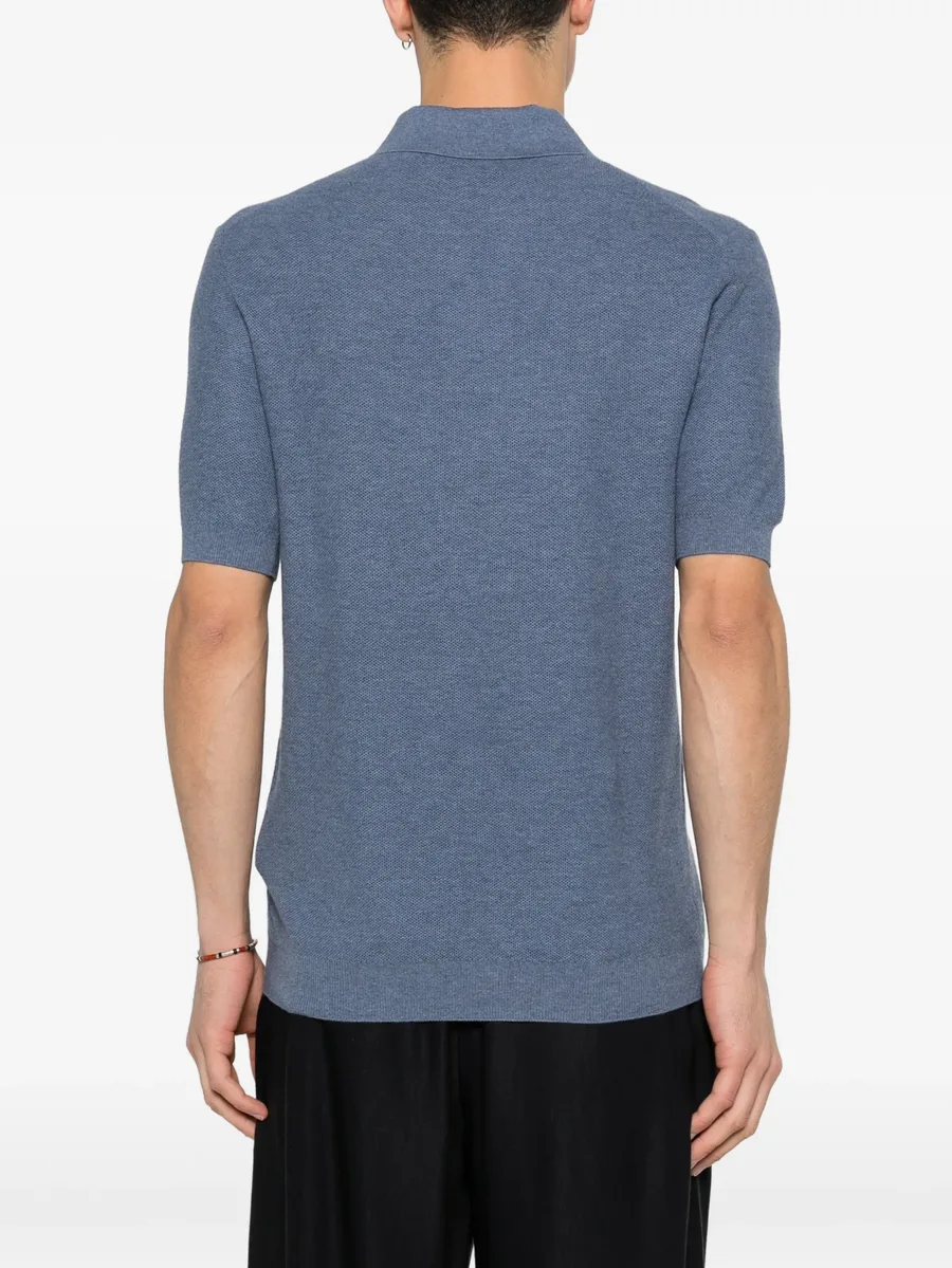 piqué-knit polo shirt 7