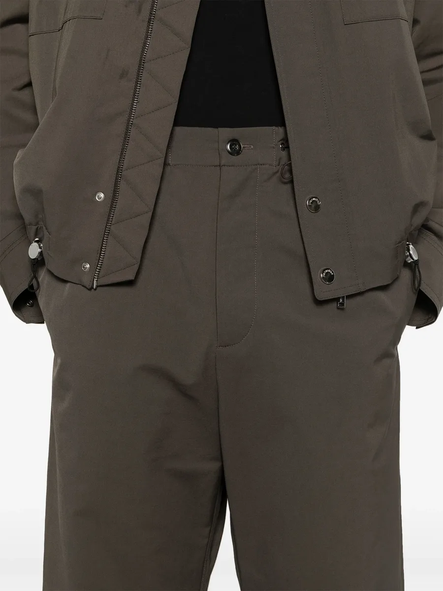drawstring straight-leg trousers 10
