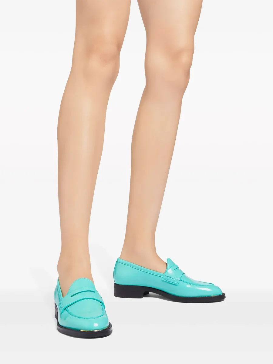 Faridha patent leather loafers 10