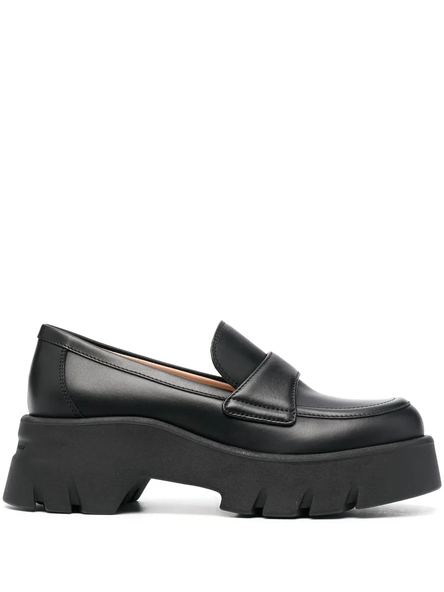 75mm chunky leather loafers 2