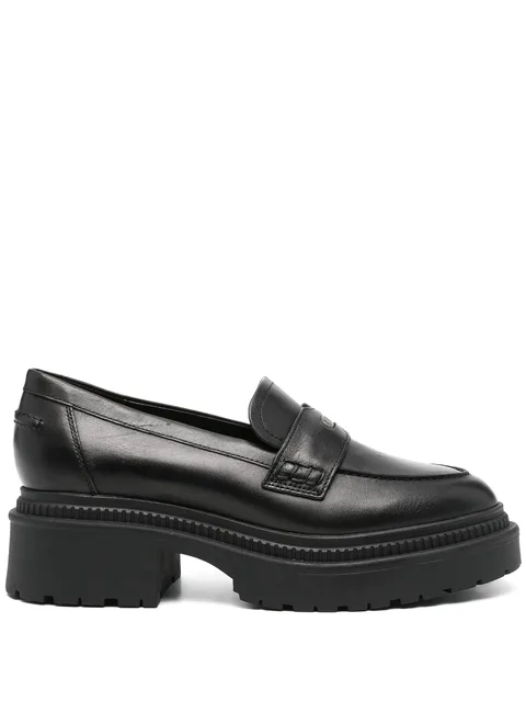 logo-stamp loafers