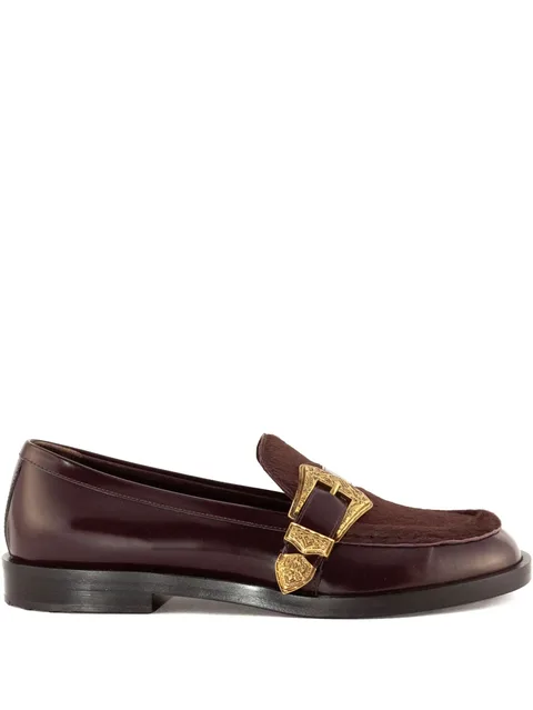 buckle-detail loafers