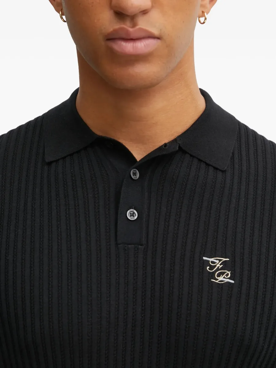embroidered-logo polo shirt 8