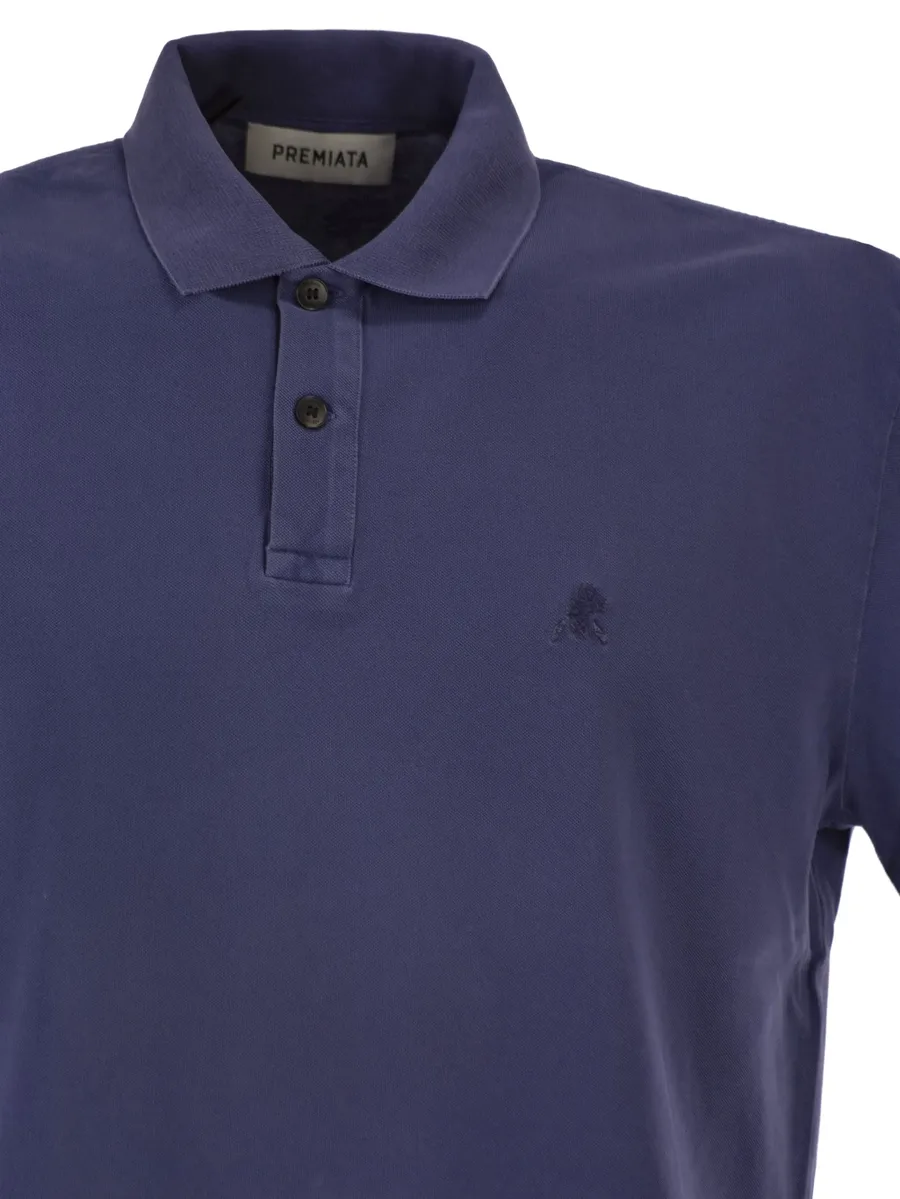 embroidered-logo polo shirt 7