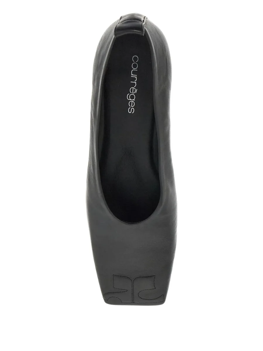 logo-detail ballet flats 4