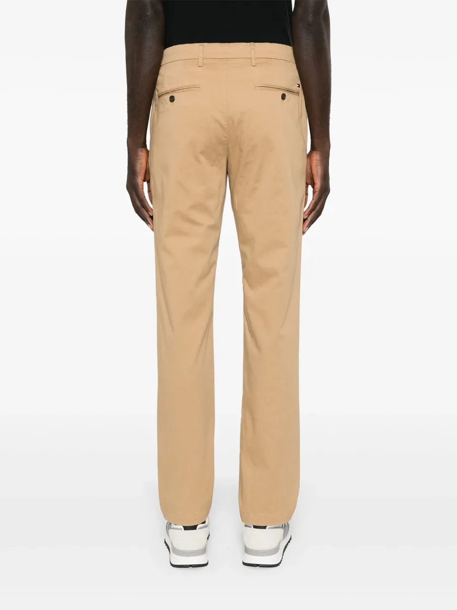 cotton-blend chino trousers 8