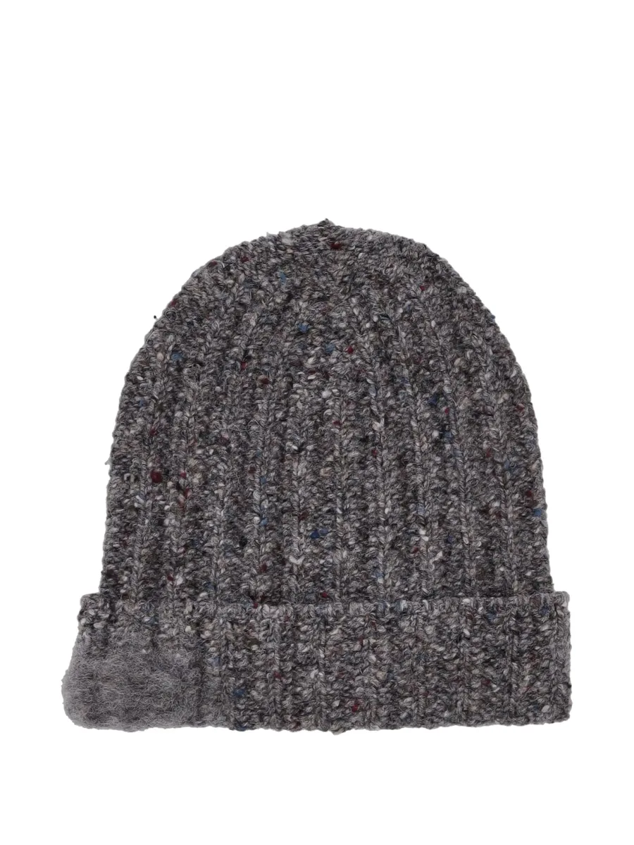 ribbed beanie hat 1