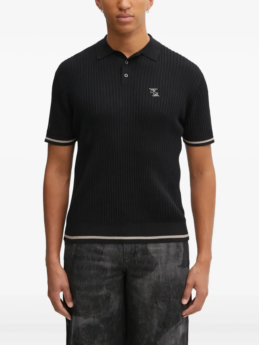 embroidered-logo polo shirt 2