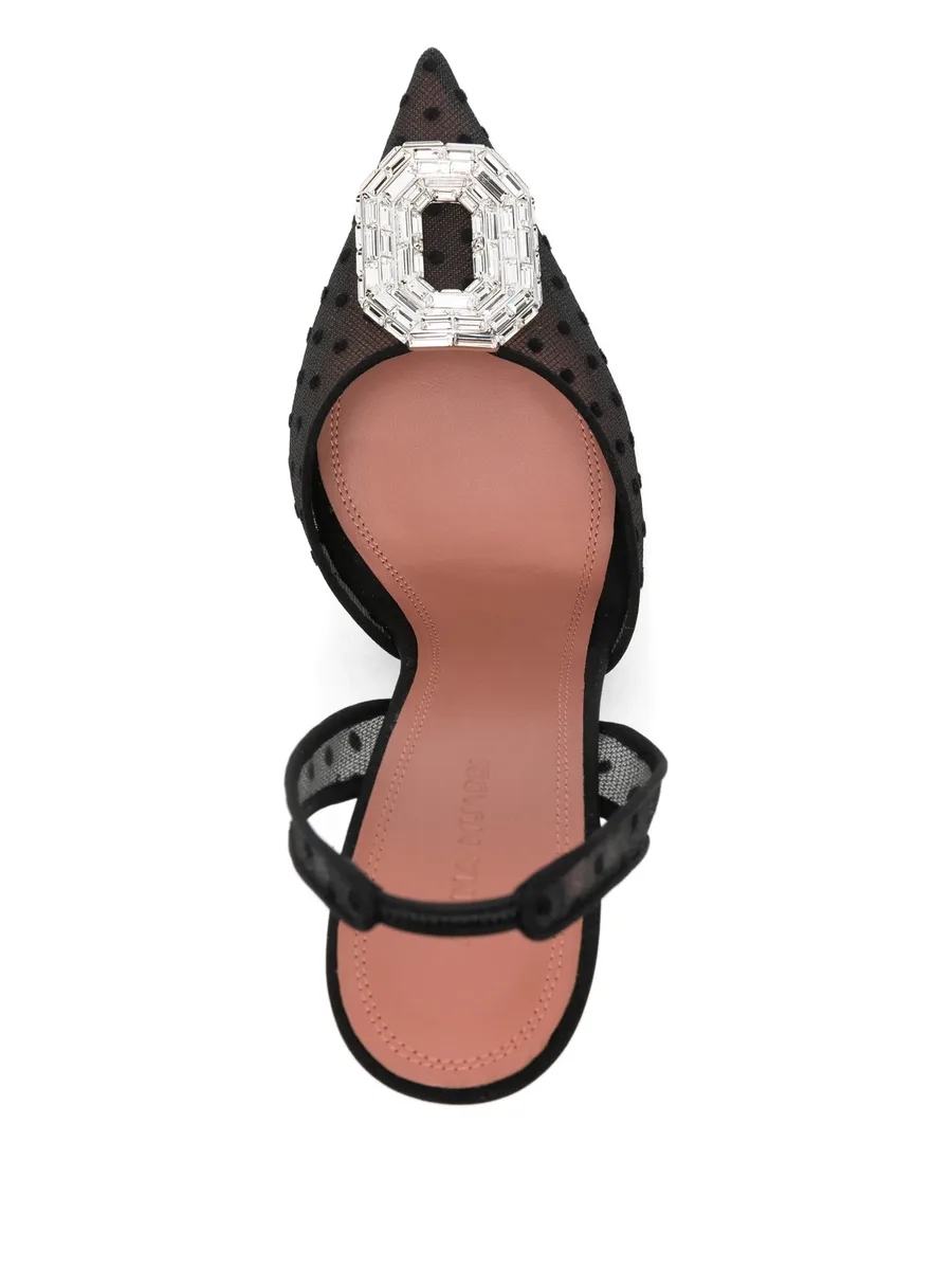 кружевные туфли Camelia в горох 8