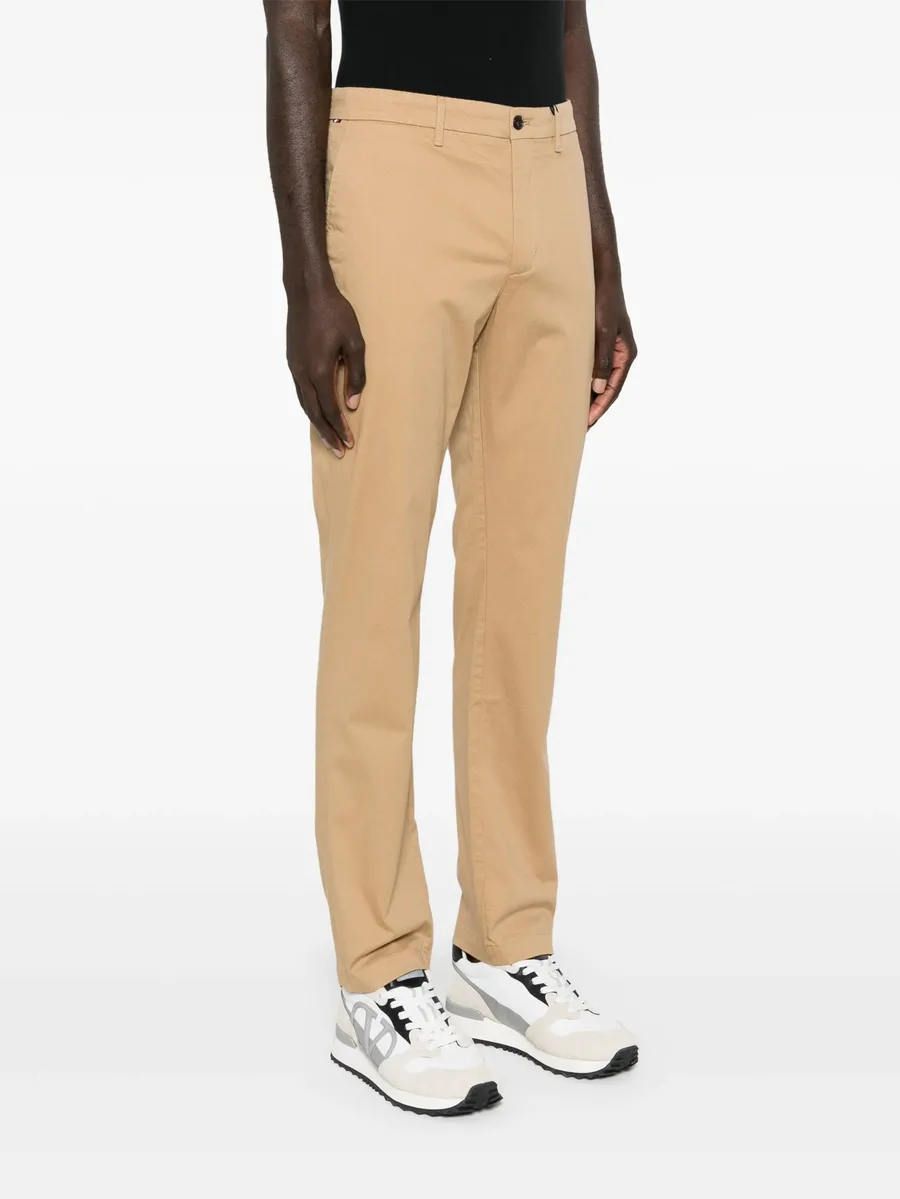 cotton-blend chino trousers 5