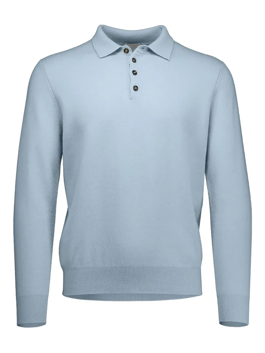 cashmere polo shirt 1