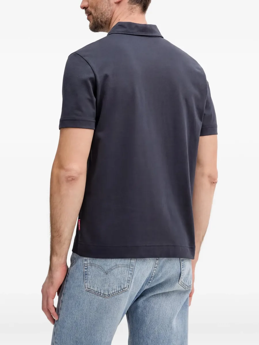 logo-appliqué polo shirt 6
